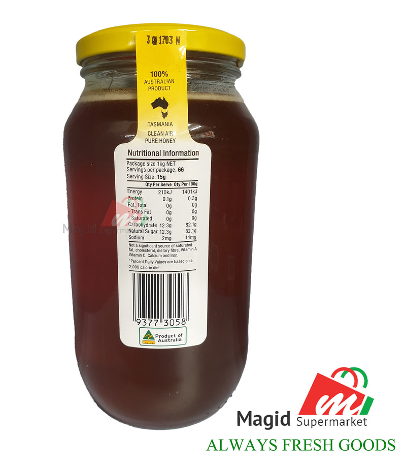 Organic Leatherwood Honey 1kg